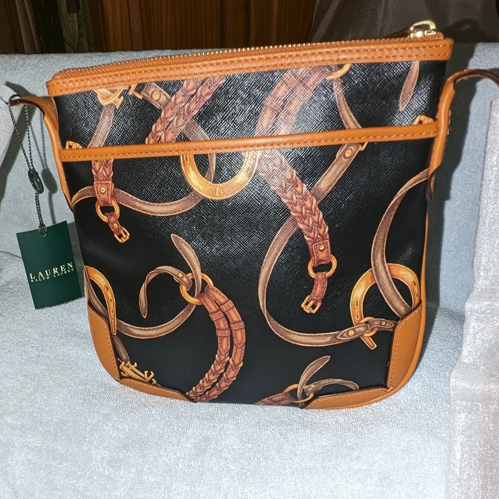Lauren Ralph Lauren Caldwell beltin flat crossbody._3